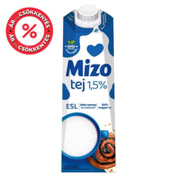 Mizo GMO-mentes Zsírszegény ESL tej 1,5%