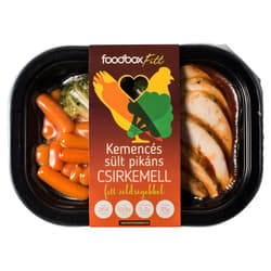Foodbox oven baked spicy chicken breast with fit vegetables