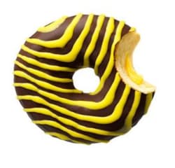 Donut Queen Vaníliasodó töltelékes kakaóbevonatú fánk