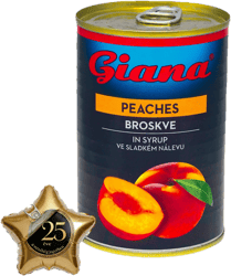 Giana őszibarackbefőtt (410 g)