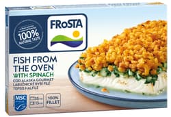 FRoSTA Baked fish fillet with spinach