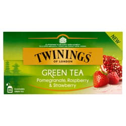 Twinings Green tea pomegranate, raspberry, strawberry filter tea