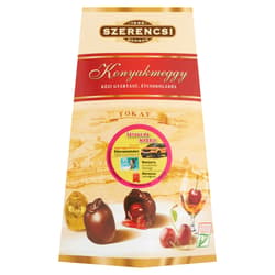 Szerencsi - Konyakmeggy kézzel készült étcsokoládéval mártott