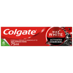 Colgate Max White Charcoal whitening toothpaste