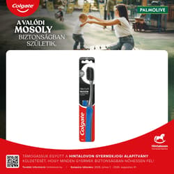 Colgate Slim Soft Charcoal lágy fogkefe