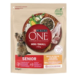 ONE MINI SENIOR Chicken-rich dry dog food