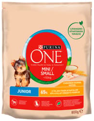 ONE MINI JUNIOR Dry dog ​​food rich in chicken