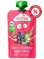 Fruchtbar BIO Eper, Áfonya, Alma Teljes kiörlésű gabona 6 hónapos kortól