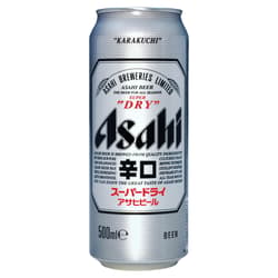 Asahi Super Dry quality light beer 5,2%