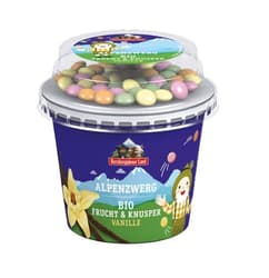 Bio Alpenmilch vanília ízű joghurt csokigolyókkal