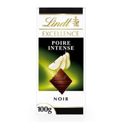 Lindt Excellence svájci étcsokoládé körte és mandula darabokkal