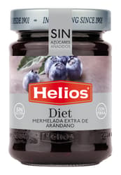 Helios Extra Jam blueberry with sweetener