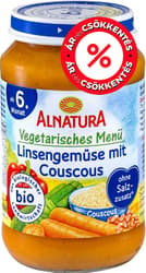 Alnatura BIO lencse és zöldség kuszkusz 6 hónapos kortól