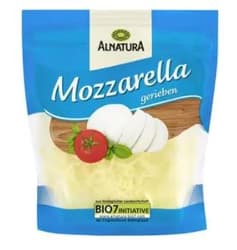 Alnatura BIO Mozzarella, reszelt