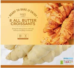 Marks & Spencer 8 db francia croissant, fagyasztott, sütésre kész