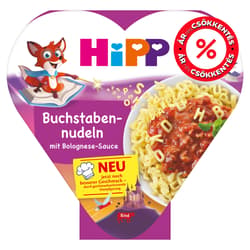 Hipp Bio Tészta ABC bolognai szósszal 12 hónapos kortól