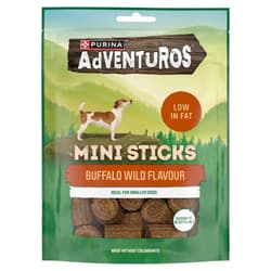 ADVENTUROS Sticks Bölény, vad ízű jutalomfalat kistestű kutyák részére