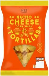 Marks & Spencer Sajtos nacho ízű kukorica tortilla chips