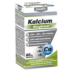 JutaVit Kalcium biszglicinát+D3+K2+K1 kapszula 60 db