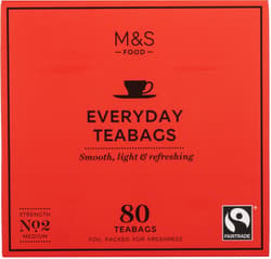 Marks & Spencer 80 pieces of everyday filter tea