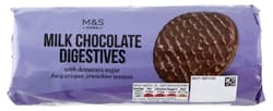 Marks & Spencer Wheat biscuits dipped in milk chocolate
