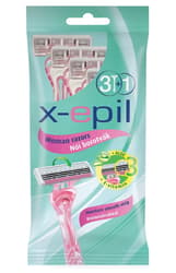 X-Epil Disposable women's razor with 3 blades