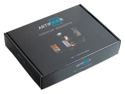 Artificer Handcrafted ice, smaller cubes (4,5x4,5x4,5cm, fits in smaller whiskey glasses) 12pcs pack 1 teabag