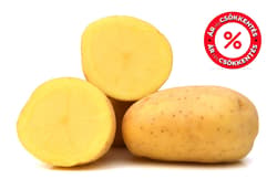 Yellow peel potatoes, loose