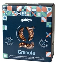GabiJó Gluten Free Granola Dark Chocolate-Peanuts with Vegetable Protein (Protein)