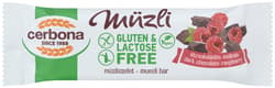 Cerbona Gluten-free dark chocolate raspberry bar