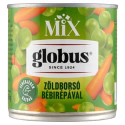 Globus zsenge zöldborsó bébirépával (400 g)