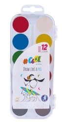 COOL BY VICTORIA Watercolor, 12 colors, 24 mm