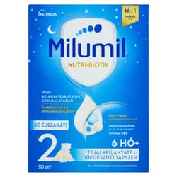 Milumil 2 Jó éjszakát tejalapú anyatej-kiegészítő tápszer 6 hónapos kortól