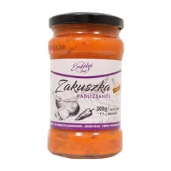 Erdélyi Ízek-Padlizsános zakuszka sült paprikával