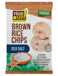 RiceUp! Eat smart teljes kiőrlésű rizs chips Tengeri sós ízű