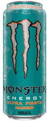 Monster Energy Ultra Fiesta Mango szénsavas mangó ízű ital koffeinnel és édesítőszerekkel