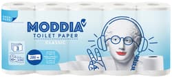 Moddia toalett papír 3 rétegű 10 tekercs