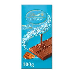 Lindt Lindor milk chocolate with salted caramel filling