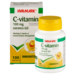 Walmark Vitamin C 100 mg orange flavoured chewable tablets 100x
