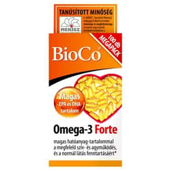 BioCo Omega-3 Forte lágyzselatin étrend-kiegészítő kapszula 100 db