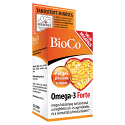 BioCo Omega-3 Forte lágyzselatin étrend-kiegészítő kapszula 100 db