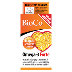 BioCo Omega-3 Forte lágyzselatin étrend-kiegészítő kapszula 100 db
