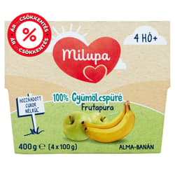 Milupa Frutapura apple, banana 4 months +