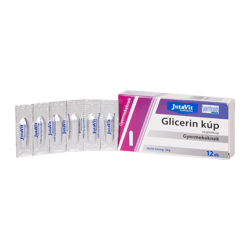 JutaVit Glycerin rectal suppository for children 12x