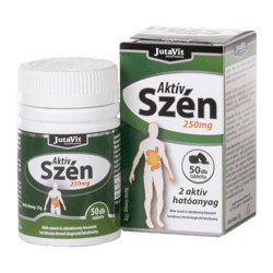 JutaVit Activated Carbon 250 mg tablets 50x