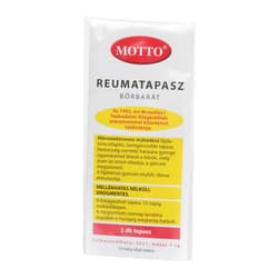 Motto rheumatoid patch skin friendly yellow