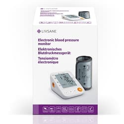 Livsane automatic blood pressure monitor with upper arm 1x