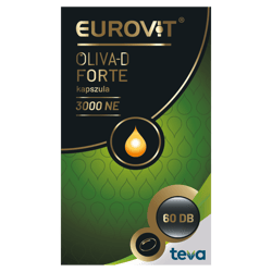 Eurovit Oliva-D Forte 3000NE capsules 60x
