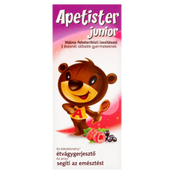 Apetister Junior oldat málna-feketeribizli 100ml