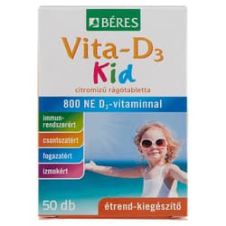 Béres Vita-D3 KID 800NE dietary supplement chewable tablet 50x